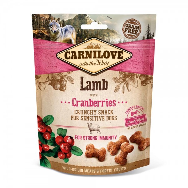 Carnilove Crunchy Snack Lamb Cranberries 200g