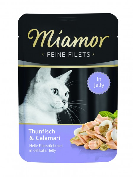 Miamor Feine Filets Thunfisch & Calamari in Jelly 100g