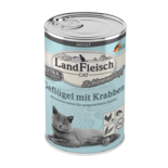 Landfleisch Cat Adult Topf Geflügel & Krabben 400g