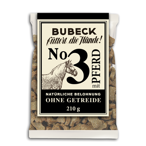 Bubeck getreidefreie Belohung Nr. 3 mit Pferd 210g